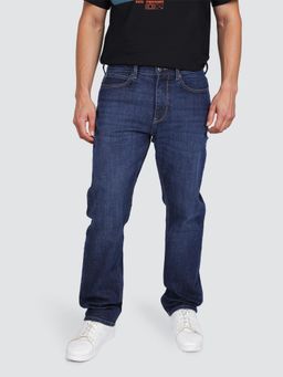 Lee - Men Navy Blue Mick Comfort Fit Mid Rise Light Fade Jeans