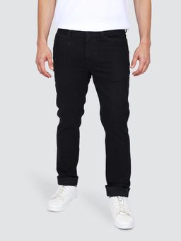 Lee - Men Black Bruce Skinny Fit Mid Rise No Fade Jeans