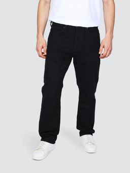 Lee - Men Black Mick Comfort Fit Mid Rise No Fade Jeans