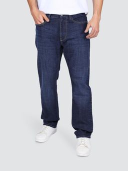 Lee - Men Navy Blue Mick Comfort Fit Mid Rise Light Fade Jeans