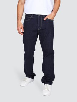 Lee - Men Navy Blue Mick Comfort Fit Mid Rise No Fade Jeans