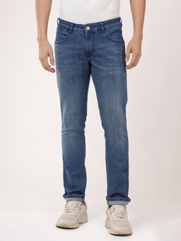 Wrangler - Men Blue Skanders Slim Fit Jeans