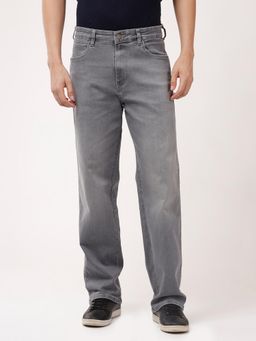 Wrangler - Men Grey Redding Straight Fit Jeans