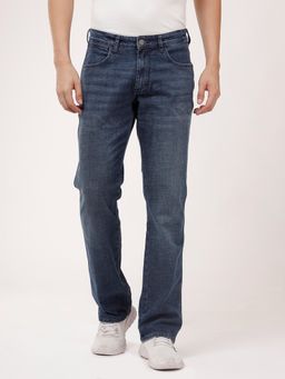 Wrangler - Men Blue Millard Straight Fit Mid Rise Jeans