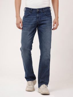 Wrangler - Men Blue Millard Straight Fit Mid Rise Jeans