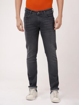 Wrangler - Men Grey Vegas Skinny Fit Mid Rise Jeans