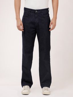 Wrangler - Men Navy Blue Redding Straight Fit Jeans