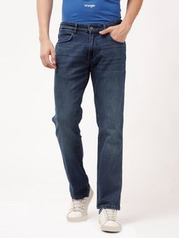 Wrangler - Men Blue Millard Straight Fit Mid Rise Jeans