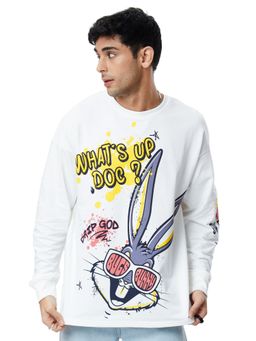 The Souled Store - Looney Tunes What's Up Doc Oversized Full Sleeve T-shirts