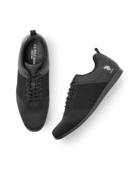 U.S. POLO ASSN. - Men Junia 4.0 Black Work Casuals Lace Up Shoes