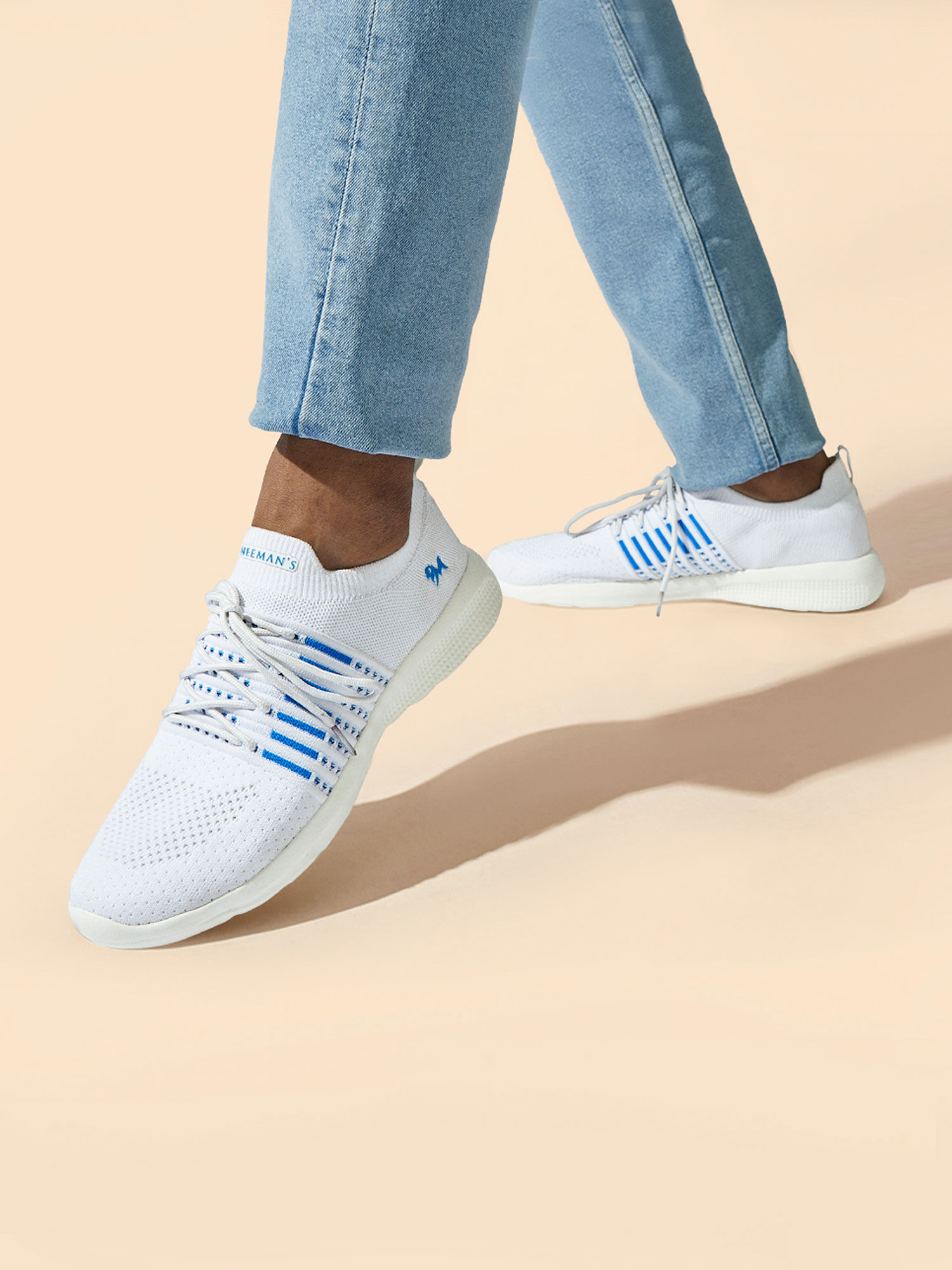 Neeman's Comfy Hustlers White Sneakers