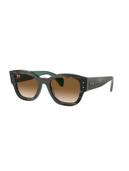 Ray-Ban - Unisex Gradient Brown Lens Square Sunglasses - 0RB7681S14025152 ( 52 mm | 20 mm | 145 mm )