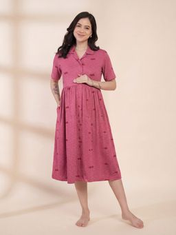 Secret Wish - Red Heart Hosiery Padded Maternity Dress