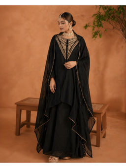FREO - Sabr And Slay Embroidered Kurta With Palazzo & Dupatta