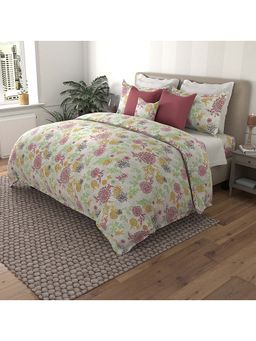 By ADAB - MSC Wheel Flower 400 TC Duvet Cover (Set of 3)