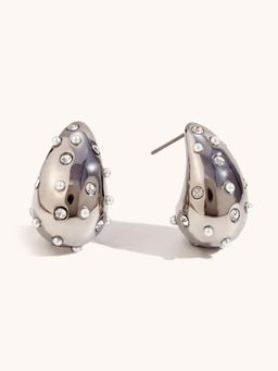 Peachy Accessories - Exquisite Silver Drop Earrings