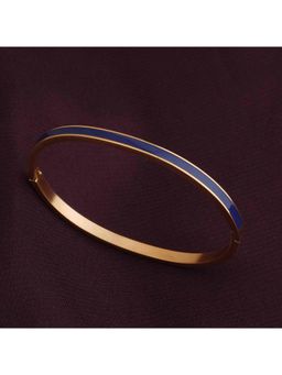 Palmonas - Simple Gold Blue Bracelet for Womens