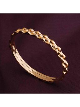 Palmonas - Embossed Gold Bracelet for Womens