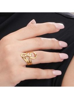 Palmonas - Golden Valley Open Ring for Womens (6)