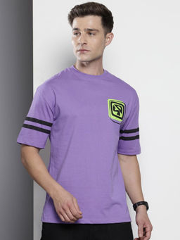 The Indian Garage Co - Men Boxy Fit Scooby-Doo Printed Crew Neck T-Shirt