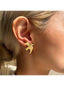 She Ela Jewel - Edgy Bird Studs