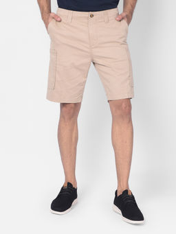 Timberland - Men Straight Fit Odour Control Beige Shorts