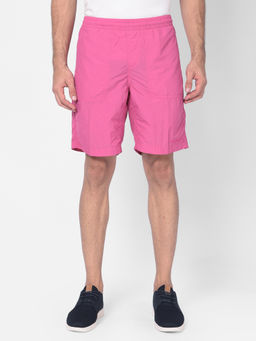 Timberland - Men Packable Relaxed Fit Quick Dry Purple Shorts