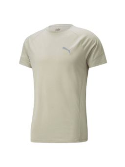 Puma - Evo stripe Mens Beige T-Shirts
