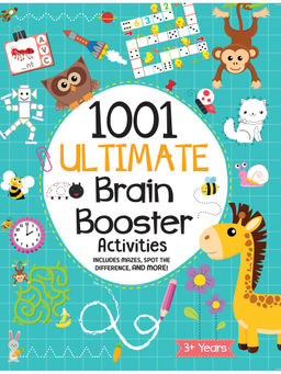 Pegasus - 1001 Ultimate Brain Booster Activities for 3 to 6 Years Old Kids Book