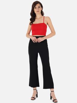 Trend Arrest - Red Crisscross Back Party Top