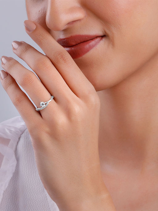 GIVA Sterling Silver Layered Butterfly Ring for Women(ADJUSTABLE)