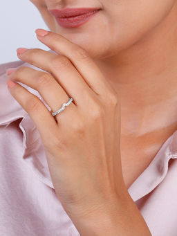 GIVA - Sterling Silver Cupid Arrow Ring for Girls and Womens