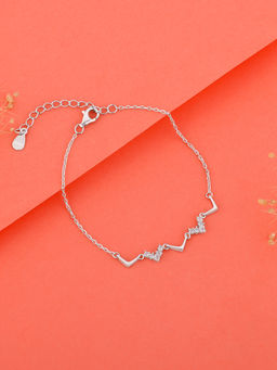 GIVA - Sterling Silver Meandering Bracelet Womens