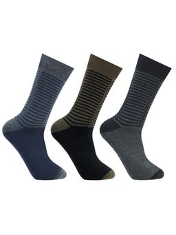 Bonjour - Men Terry Woolen Socks - Multi-Color