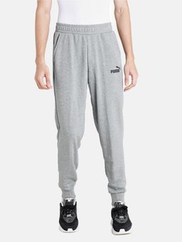 Puma - Ess Logo Men Gray Sweatpants