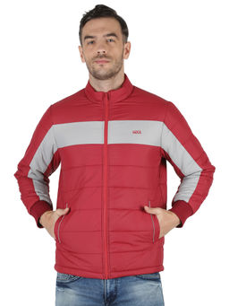 Monte Carlo - Men Red Polyester Jacket