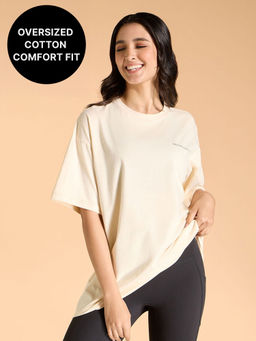 Kica - Cotton Oversized Printed Graphic T Shirt - CourtCulture Collection