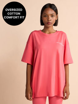 Kica - Cotton Oversized Printed Graphic T Shirt - CourtCulture Collection