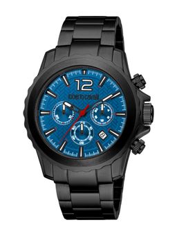 Roberto Cavalli - Potenza Men Analog Round Stainless Steel Blue Watch-Rc5G130M0085 (M)