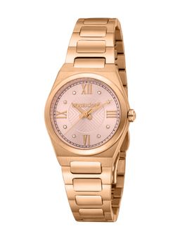 Roberto Cavalli - Speranza Women Analog Round Stainless Steel Pink Watch-Rc5L145M0075 (M)