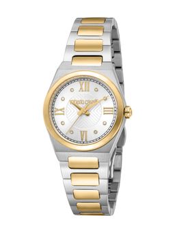 Roberto Cavalli - Speranza Women Analog Round Stainless Steel Silver Watch-Rc5L145M0085 (M)