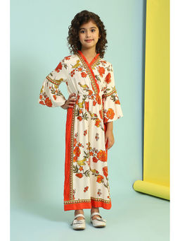 Biba - Cream Floral Jumpsuit