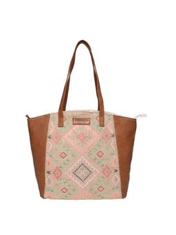 Astrid - Cotton Tote Bag for Women Medium Size with Zipper Closure