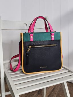 Accessorize London - Womens Multi Mini Colour Block Handheld Bag