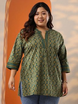 Extra love by Libas - Women Printed Cotton Straight Tunic