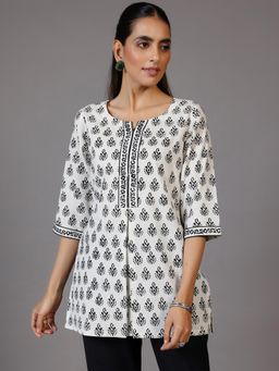 Libas - Women Printed Cotton Straight Tunic