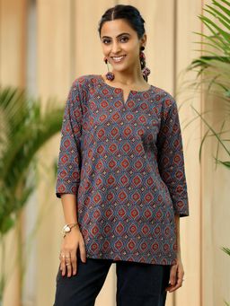 Libas - Women Printed Cotton Straight Tunic
