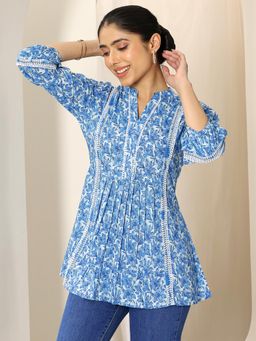 Extra love by Libas - Women Printed Cotton A-Line Tunic