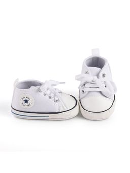 SYKON - Baby Lace-Up Sneakers with Synthetic Fibre Up