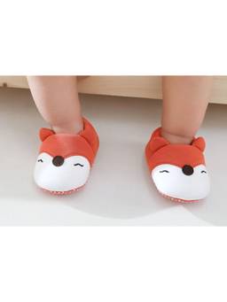 SYKON - Girls Minnie Mouse Print Slip-On Booties